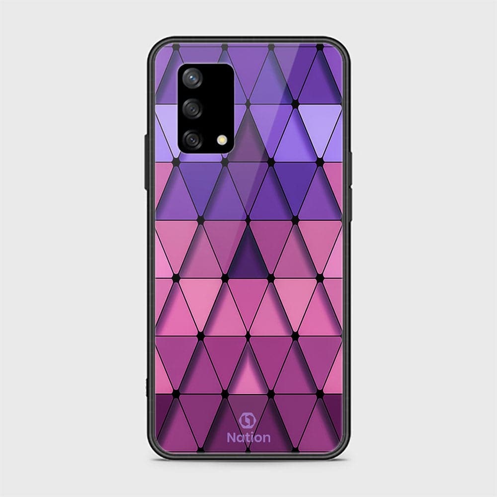 Oppo F19 Cover Onation Pyramid Series HQ Ultra Shine Premium