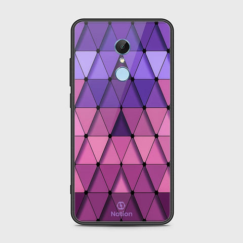 Redmi 5 Plus Cover - Onation Pyramid Series - HQ Ultra Shine Premium Infinity Glass Soft Silicon Borders Case