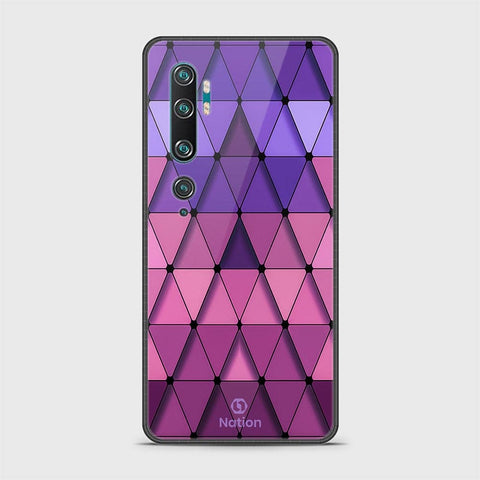 Xiaomi Mi Note 10 Cover - Onation Pyramid Series - HQ Ultra Shine Premium Infinity Glass Soft Silicon Borders Case
