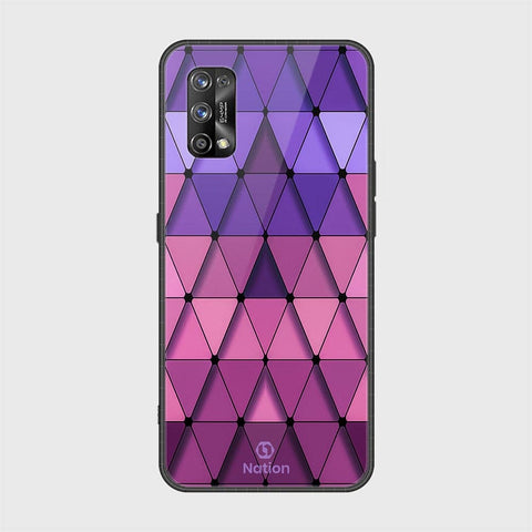 Realme 7 Pro Cover - Onation Pyramid Series - HQ Ultra Shine Premium Infinity Glass Soft Silicon Borders Case