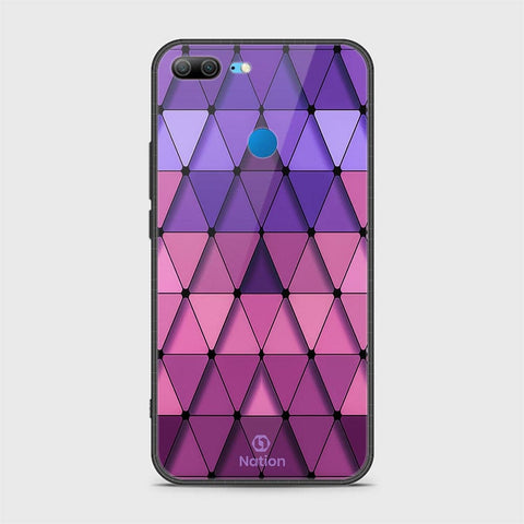 Huawei Honor 9 Lite Cover - Onation Pyramid Series - HQ Ultra Shine Premium Infinity Glass Soft Silicon Borders Case