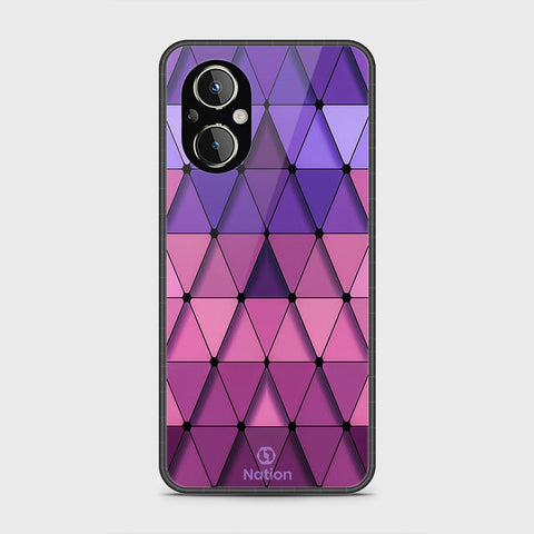 Oppo A96 5G Cover- Onation Pyramid Series - HQ Ultra Shine Premium Infinity Glass Soft Silicon Borders Case