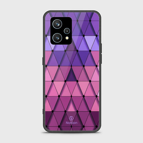 Realme 9 4G Cover- Onation Pyramid Series - HQ Ultra Shine Premium Infinity Glass Soft Silicon Borders Case