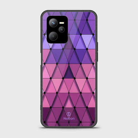 Realme C35 Cover- Onation Pyramid Series - HQ Ultra Shine Premium Infinity Glass Soft Silicon Borders Case