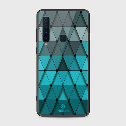 Samsung Galaxy A9 2018 Cover - Onation Pyramid Series - HQ Ultra Shine Premium Infinity Glass Soft Silicon Borders Case