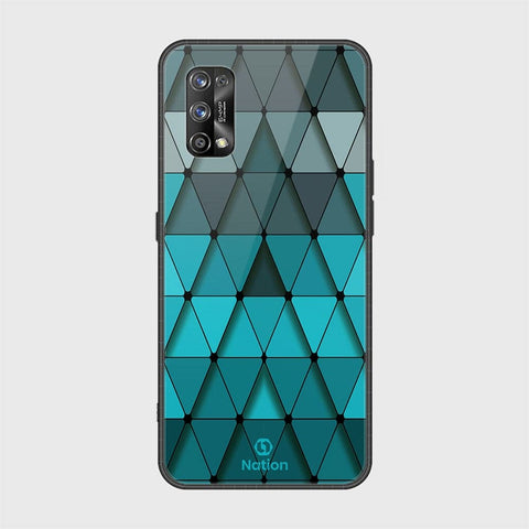 Realme 7 Pro Cover - Onation Pyramid Series - HQ Ultra Shine Premium Infinity Glass Soft Silicon Borders Case