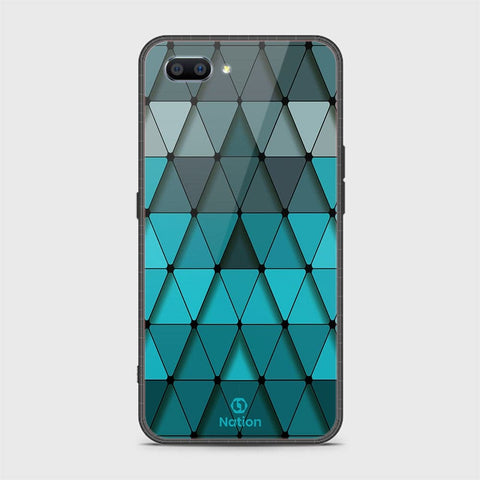 Realme C1 Cover - Onation Pyramid Series - HQ Ultra Shine Premium Infinity Glass Soft Silicon Borders Case