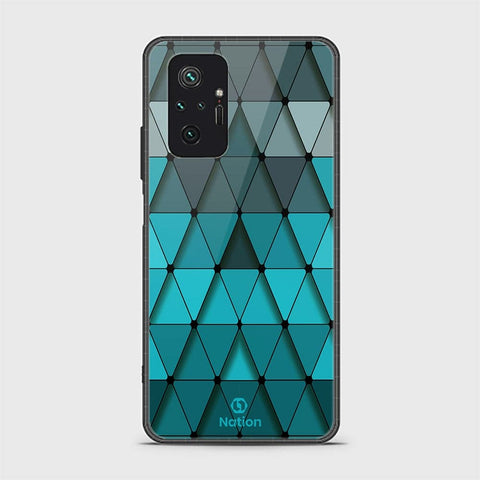Xiaomi Redmi Note 10 Pro Max Cover - ONation Pyramid Series - HQ Ultra Shine Premium Infinity Glass Soft Silicon Borders Case