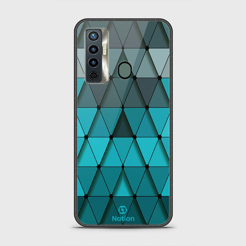 Tecno Camon 17 Cover - Onation Pyramid Series - HQ Ultra Shine Premium Infinity Glass Soft Silicon Borders Case