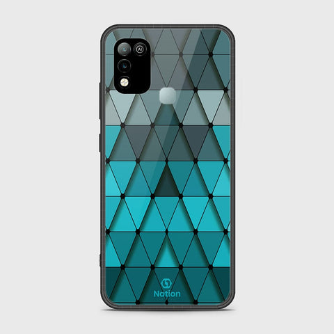 Infinix Hot 11 Play Cover- Onation Pyramid Series - HQ Ultra Shine Premium Infinity Glass Soft Silicon Borders Case
