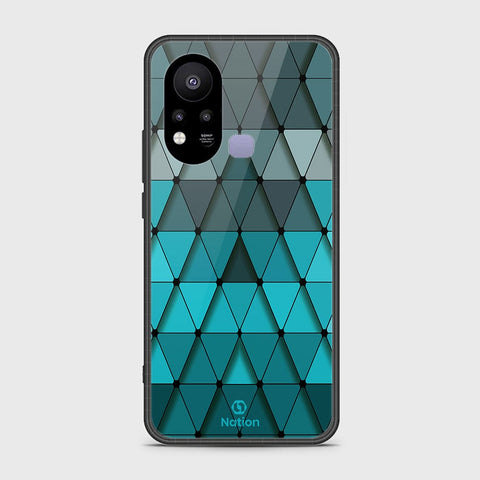 Infinix Hot 11s Cover- Onation Pyramid Series - HQ Ultra Shine Premium Infinity Glass Soft Silicon Borders Case