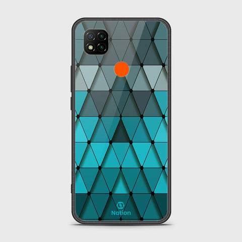 Xiaomi Redmi 9C Cover- Onation Pyramid Series - HQ Ultra Shine Premium Infinity Glass Soft Silicon Borders Case