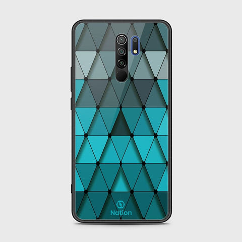 Xiaomi Poco M2 Cover - ONation Pyramid Series - HQ Ultra Shine Premium Infinity Glass Soft Silicon Borders Case