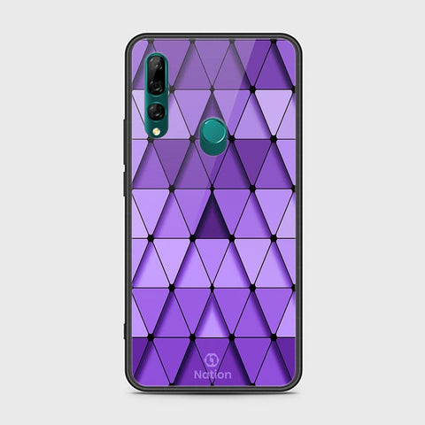 Honor 9X Cover - ONation Pyramid Series - HQ Ultra Shine Premium Infinity Glass Soft Silicon Borders Case