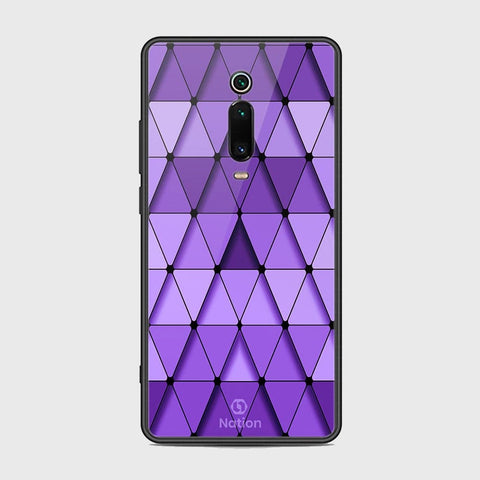 Xiaomi Mi 9T Cover - Onation Pyramid Series - HQ Ultra Shine Premium Infinity Glass Soft Silicon Borders Case