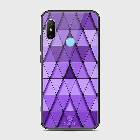 Xiaomi Redmi Note 6 Pro Cover - Onation Pyramid Series - HQ Ultra Shine Premium Infinity Glass Soft Silicon Borders Case