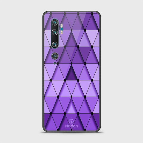 Xiaomi Mi Note 10 Cover - Onation Pyramid Series - HQ Ultra Shine Premium Infinity Glass Soft Silicon Borders Case
