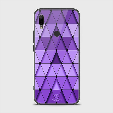 Huawei Y6s 2019 Cover - Onation Pyramid Series - HQ Ultra Shine Premium Infinity Glass Soft Silicon Borders Case