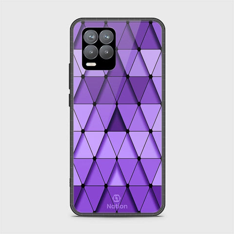 Realme 8 Pro Cover - ONation Pyramid Series - HQ Ultra Shine Premium Infinity Glass Soft Silicon Borders Case