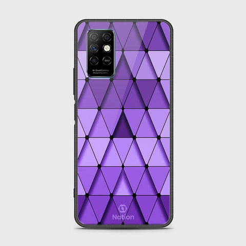 Infinix Note 8i Cover- Onation Pyramid Series - HQ Ultra Shine Premium Infinity Glass Soft Silicon Borders Case