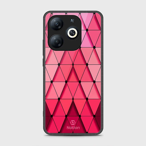 Tecno Pop 8 Cover- Onation Pyramid Series - HQ Ultra Shine Premium Infinity Glass Soft Silicon Borders Case