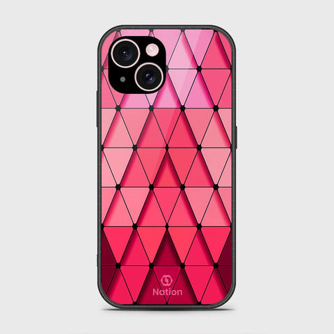 iPhone 15 Cover- Onation Pyramid Series - HQ Ultra Shine Premium Infinity Glass Soft Silicon Borders Case