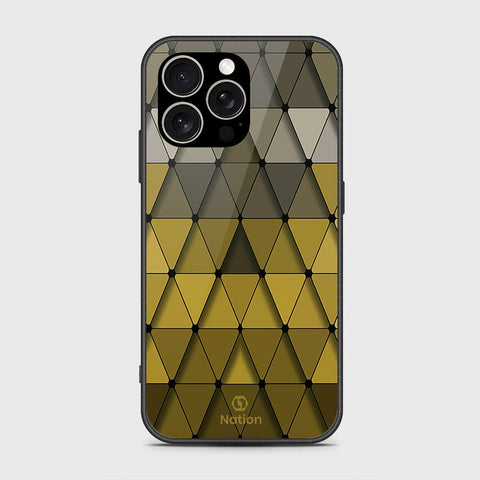 iPhone 15 Pro Max Cover- Onation Pyramid Series - HQ Ultra Shine Premium Infinity Glass Soft Silicon Borders Case