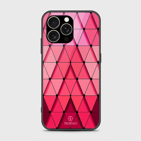 iPhone 15 Pro Max Cover- Onation Pyramid Series - HQ Ultra Shine Premium Infinity Glass Soft Silicon Borders Case