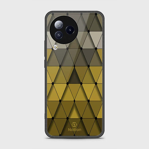 Xiaomi Civi 3 Cover- Onation Pyramid Series - HQ Ultra Shine Premium Infinity Glass Soft Silicon Borders Case