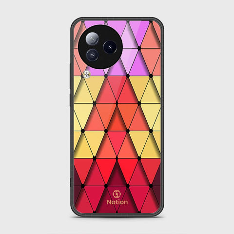 Xiaomi Civi 3 Cover- Onation Pyramid Series - HQ Ultra Shine Premium Infinity Glass Soft Silicon Borders Case