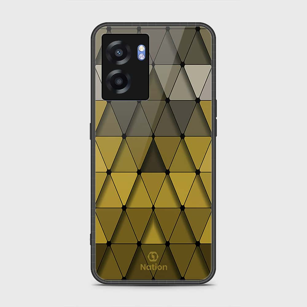 Oppo A57 5G Cover- Onation Pyramid Series - HQ Ultra Shine Premium Infinity Glass Soft Silicon Borders Case