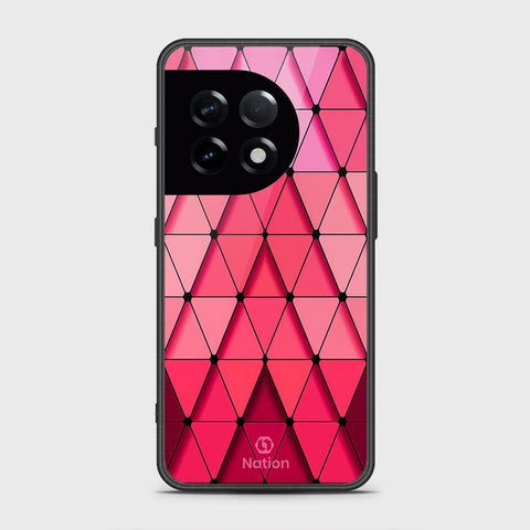 OnePlus 11Cover- Onation Pyramid Series - HQ Ultra Shine Premium Infinity Glass Soft Silicon Borders Case
