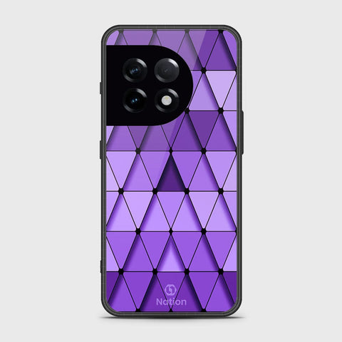 OnePlus 11Cover- Onation Pyramid Series - HQ Ultra Shine Premium Infinity Glass Soft Silicon Borders Case