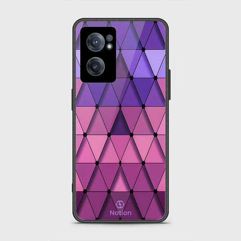 OnePlus Nord CE 2 5G Cover- Onation Pyramid Series - HQ Ultra Shine Premium Infinity Glass Soft Silicon Borders Case