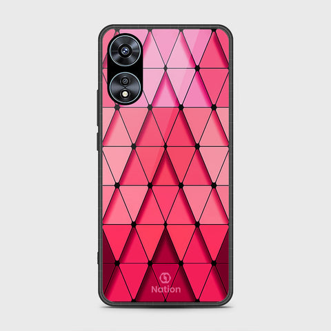 Oppo A78 4G Cover- Onation Pyramid Series - HQ Ultra Shine Premium Infinity Glass Soft Silicon Borders Case