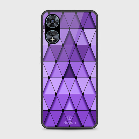 Oppo A78 4G Cover- Onation Pyramid Series - HQ Ultra Shine Premium Infinity Glass Soft Silicon Borders Case