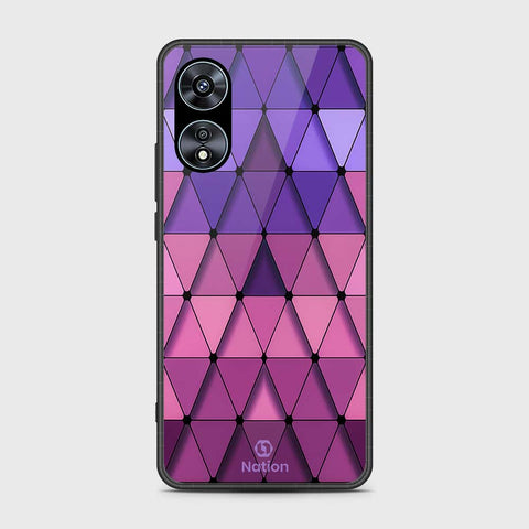 Oppo A97 5G Cover- Onation Pyramid Series - HQ Ultra Shine Premium Infinity Glass Soft Silicon Borders Case