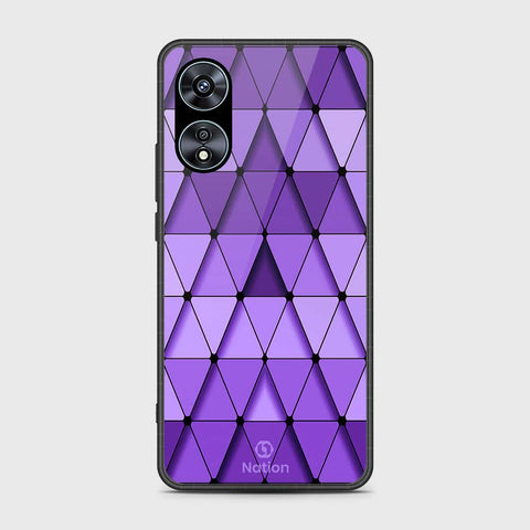Oppo A97 5G Cover- Onation Pyramid Series - HQ Ultra Shine Premium Infinity Glass Soft Silicon Borders Case