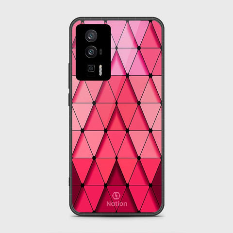 Xiaomi Poco F5 Pro Cover- Onation Pyramid Series - HQ Ultra Shine Premium Infinity Glass Soft Silicon Borders Case