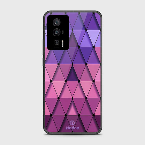 Xiaomi Poco F5 Pro Cover- Onation Pyramid Series - HQ Ultra Shine Premium Infinity Glass Soft Silicon Borders Case