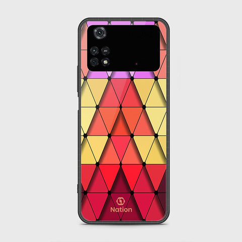 Xiaomi Poco M4 Pro Cover- Onation Pyramid Series - HQ Ultra Shine Premium Infinity Glass Soft Silicon Borders Case