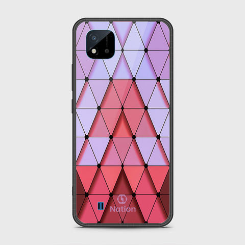 Realme Narzo 50i Cover- Onation Pyramid Series - HQ Ultra Shine Premium Infinity Glass Soft Silicon Borders Case