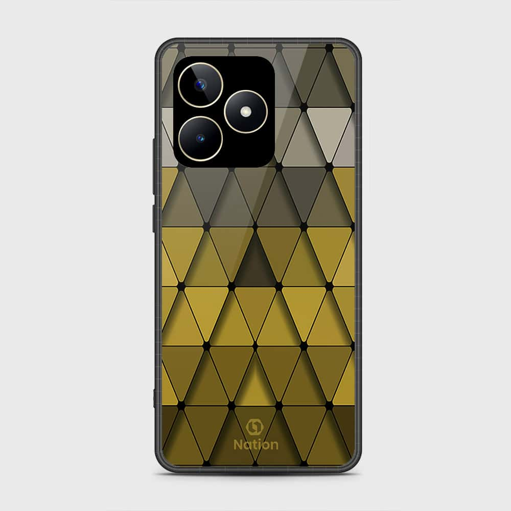 Realme Narzo N53 Cover- Onation Pyramid Series - HQ Ultra Shine Premium Infinity Glass Soft Silicon Borders Case