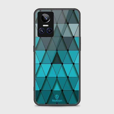 Realme GT Neo 3 Cover- Onation Pyramid Series - HQ Ultra Shine Premium Infinity Glass Soft Silicon Borders Case