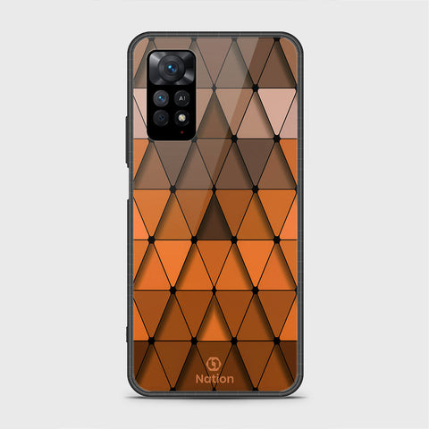 Xiaomi Redmi Note 11E Pro Cover- Onation Pyramid Series - HQ Ultra Shine Premium Infinity Glass Soft Silicon Borders Case