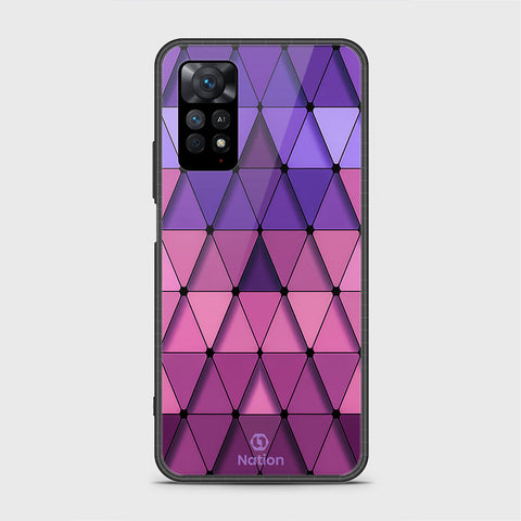 Xiaomi Redmi Note 11E Pro Cover- Onation Pyramid Series - HQ Ultra Shine Premium Infinity Glass Soft Silicon Borders Case
