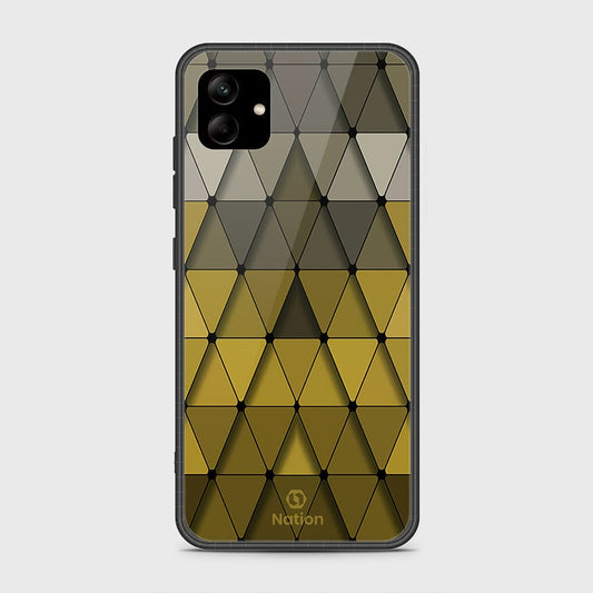 Samsung Galaxy A04 Cover- Onation Pyramid Series - HQ Ultra Shine Premium Infinity Glass Soft Silicon Borders Case