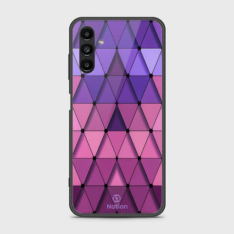 Samsung Galaxy A13 5G Cover- Onation Pyramid Series - HQ Ultra Shine Premium Infinity Glass Soft Silicon Borders Case