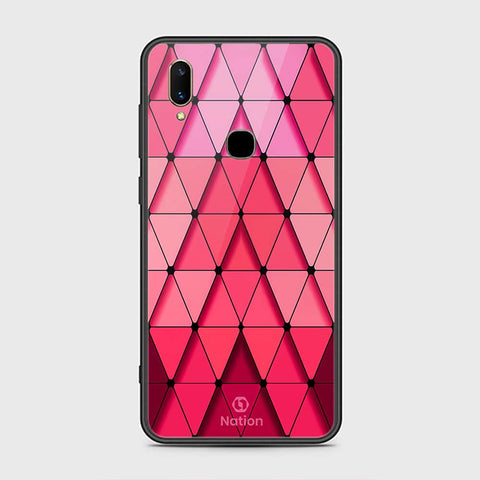 Vivo V11i Cover- Onation Pyramid Series - HQ Ultra Shine Premium Infinity Glass Soft Silicon Borders Case