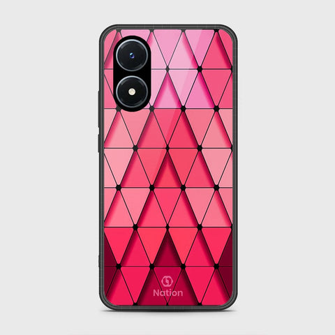 Vivo Y02s Cover- Onation Pyramid Series - HQ Ultra Shine Premium Infinity Glass Soft Silicon Borders Case